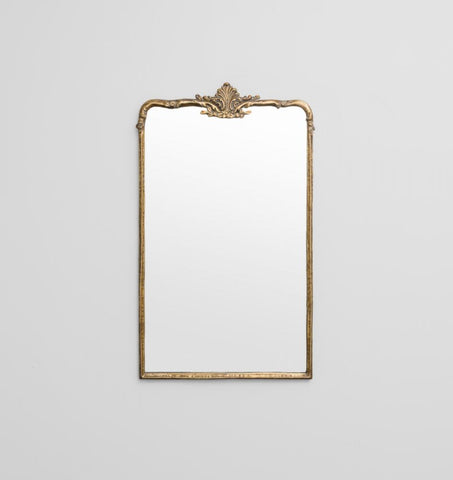 Lorraine Antique Brass Mirror