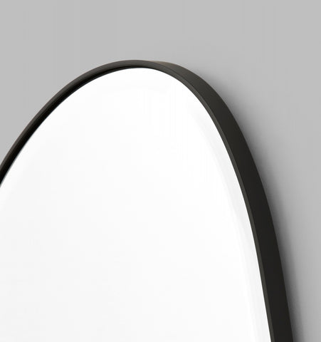 Pebble Mirror Black (55 x 70)